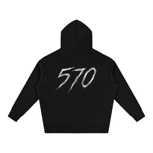 "570" Oversize Fleeced Hoodie