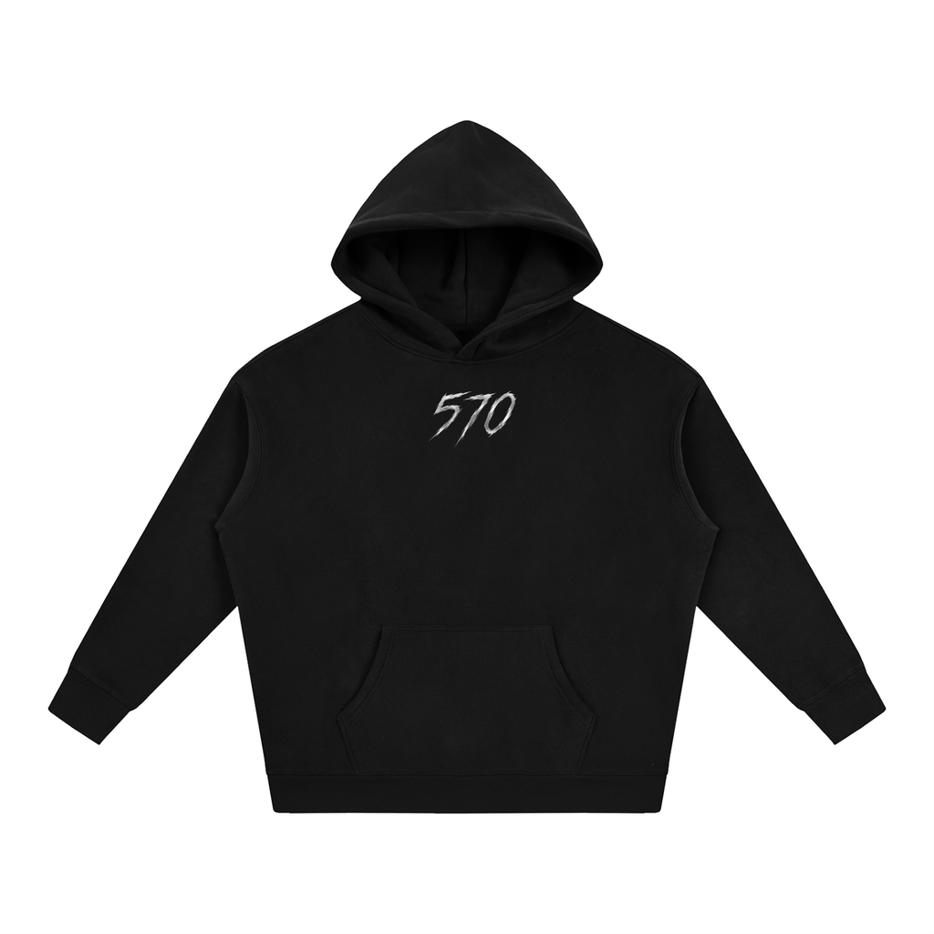 "570" Oversize Fleeced Hoodie